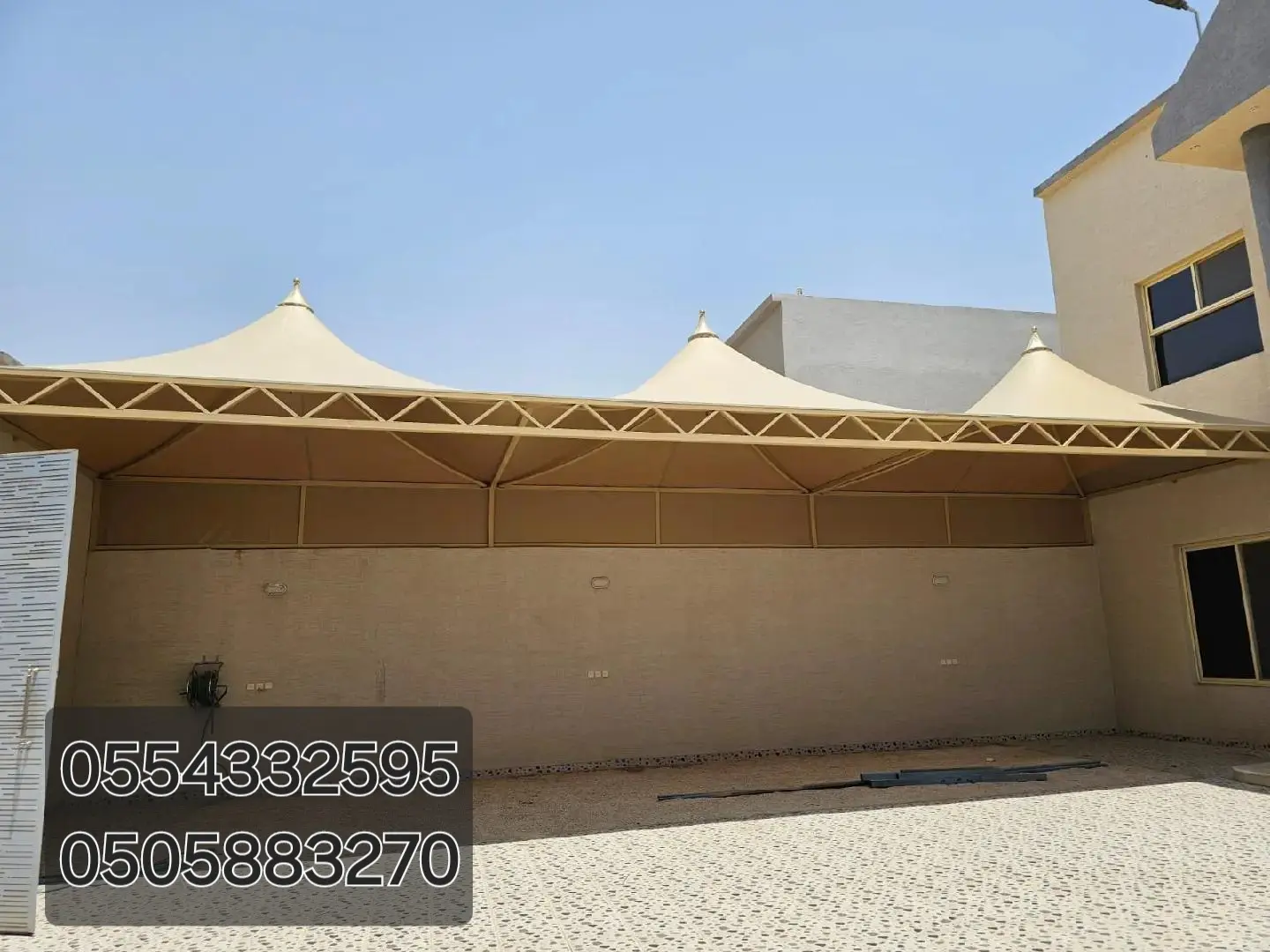 مظلات قباب PVC