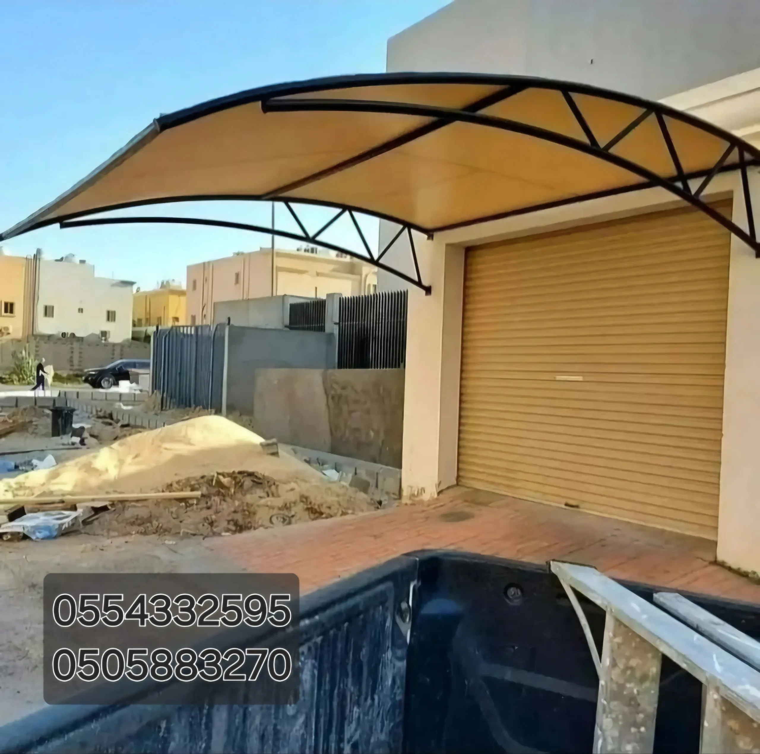 مظلة سيارة خارجية