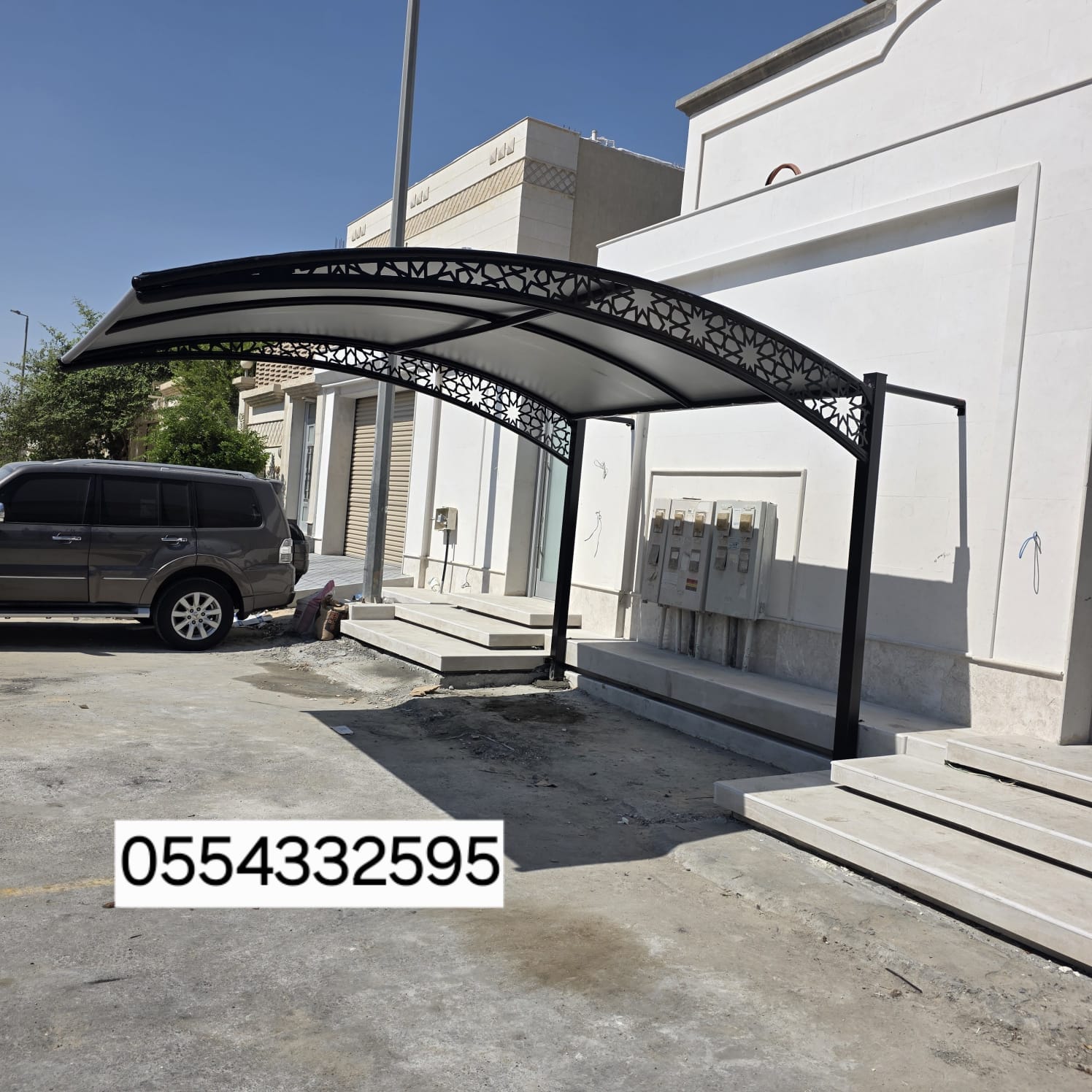 تركيب مظلات سيارات الظهران الدوحة والدانة وحي القصور0554332595 1 مظلات سيارات